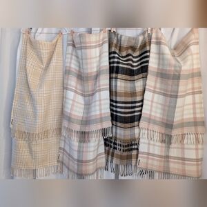 Abercrombie & Fitch Plaid Scarves Bundle